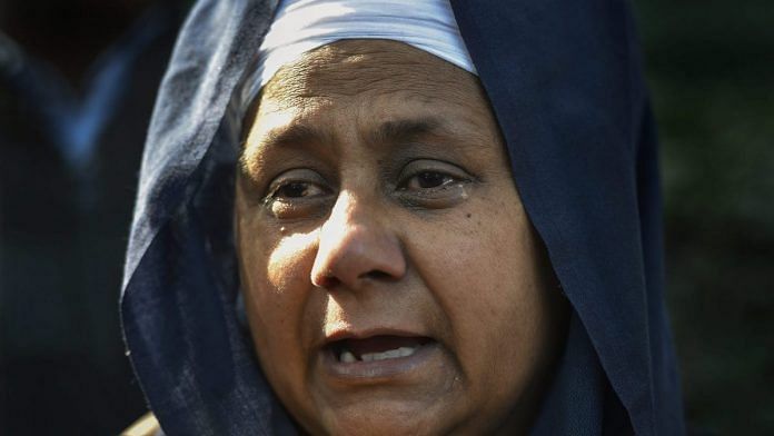 Nirpreet Kaur, whose father was killed in 1984, at Delhi High Court | PTI