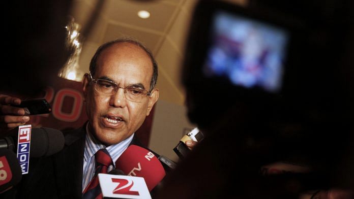 File photo of former RBI governor Duvvuri Subbarao | Adeel Halim/Bloomberg