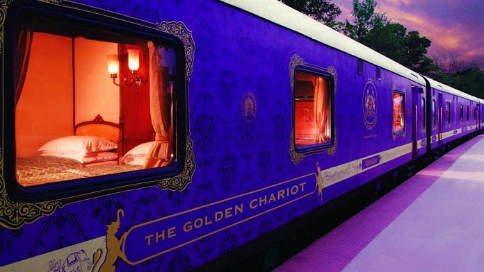 The Golden Chariot train