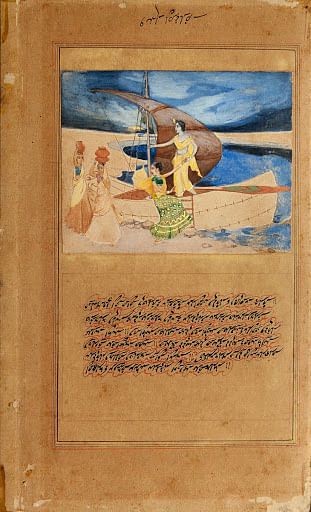 One of Abanindranath Tagore's illustration from Krishna Lila | Commons