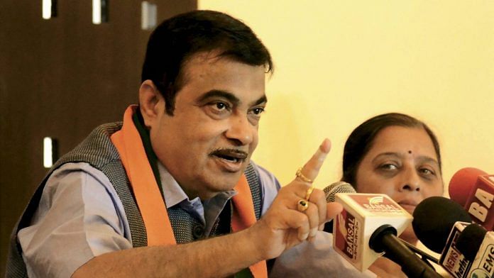 File image of Union Minister for Road, Transport and Highways Nitin Gadkari | PTI