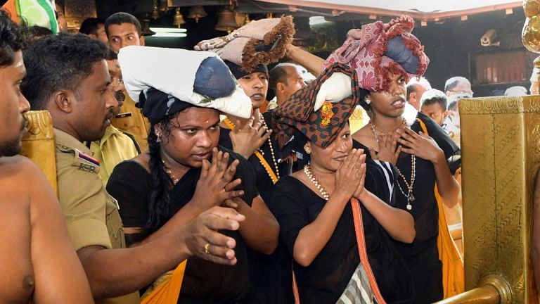 Middle-aged women stopped from entering Sabarimala temple more than 2 months after SC order