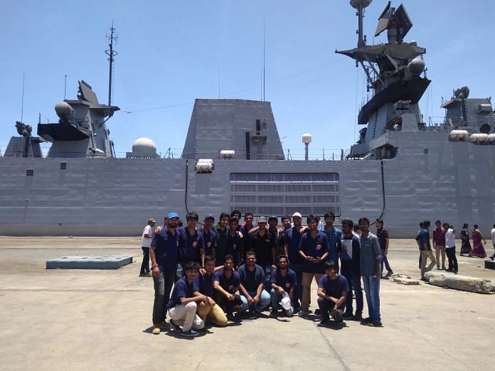 A team from IIT Madras visits Indian Navy ships | P.R. Shankar/ThePrint