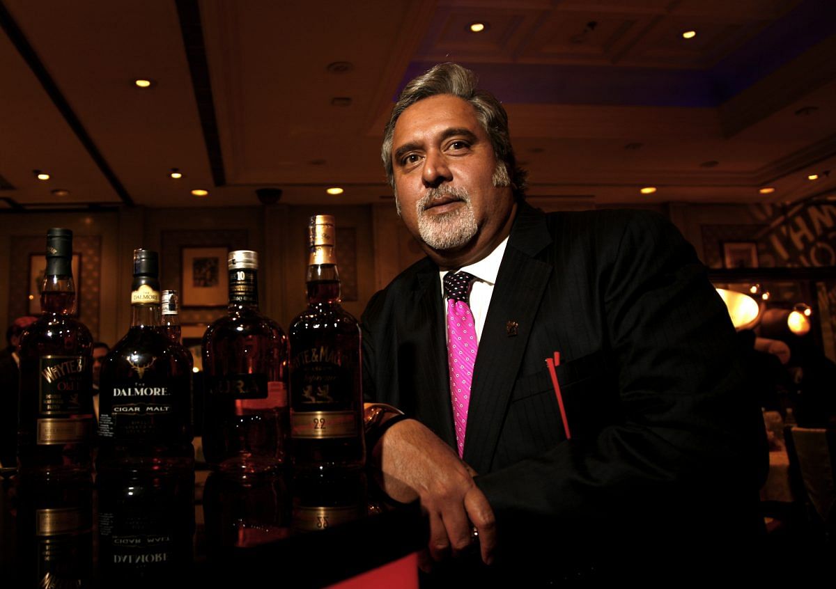 File photo of Vijay Mallya at the launch of one of his companies Whiskey in the Maurya Sheraton Hotel | Namas Bhojani