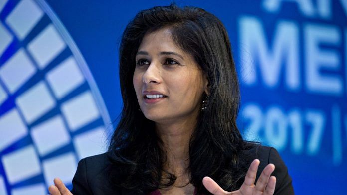 File image of IMF Chief Economist Gita Gopinath | Photo: Andrew Harrer | Bloomberg