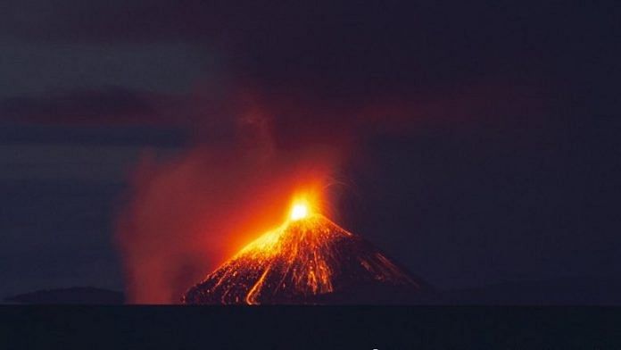 A volcanic eruption in Indonesia set off a tsunami without warning