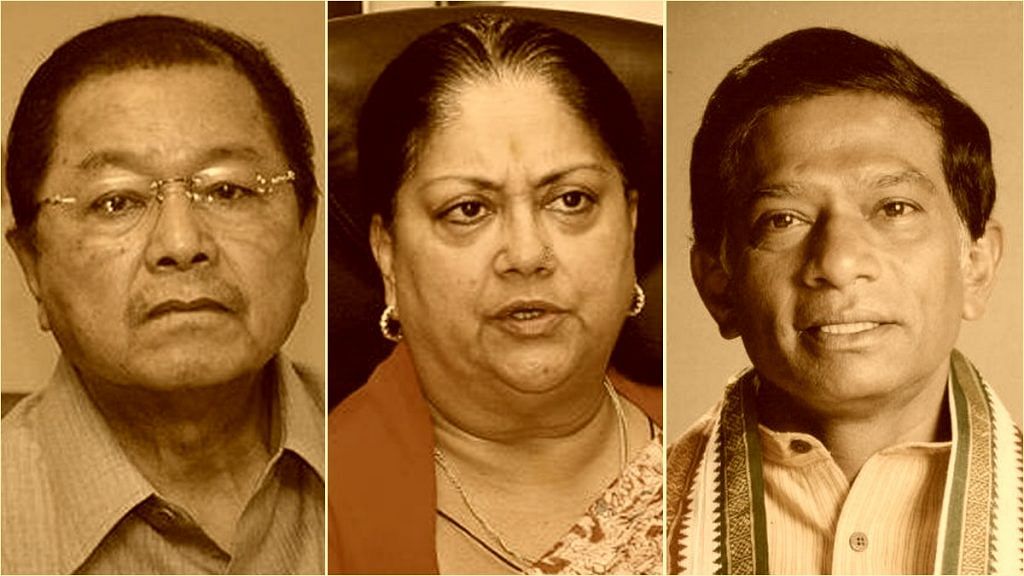 Lal Thanhawla, Vasundhara Raje and Ajit Jogi | ThePrint.in