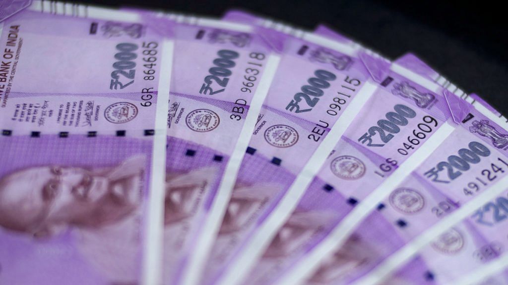 Two thousand rupee banknotes (representational image) | Photo: Dhiraj Singh | Bloomberg