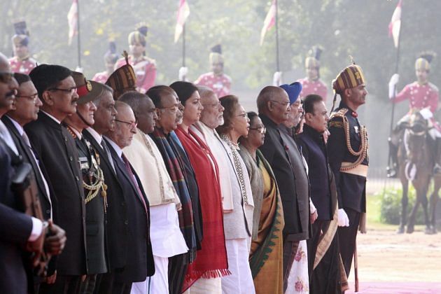 South African President Matamela Cyril Ramaphosa given a grand guard of honour | Praveen Jain/ThePrint
