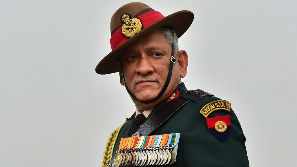 File photo of Army chief General Bipin Rawat | PTI