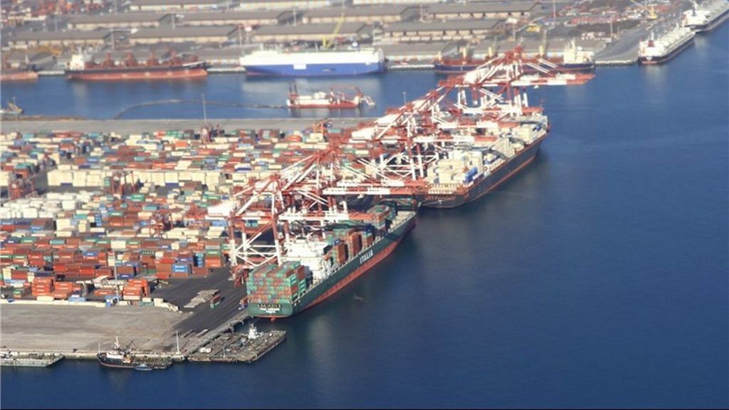 Chabahar port in Iran