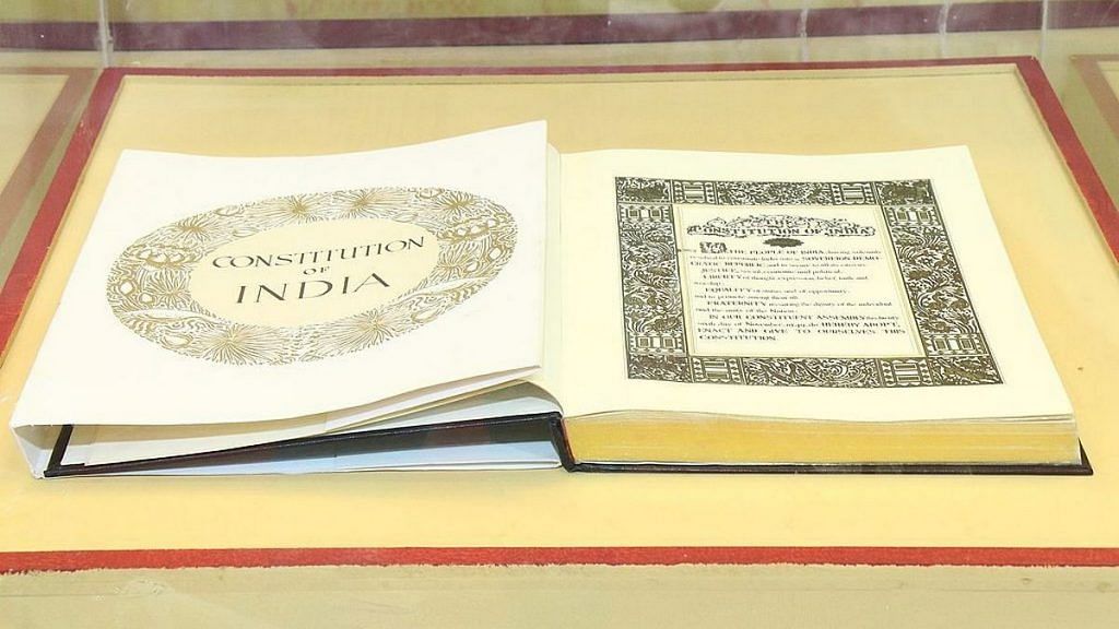File photo of the Constitution of India | Commons