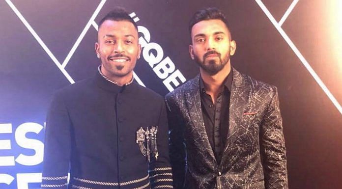 File photo of Hardik Pandya and KL Rahul | OfficialHardikPandya/Facebook