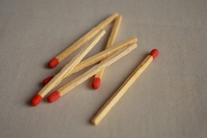 A matchstick