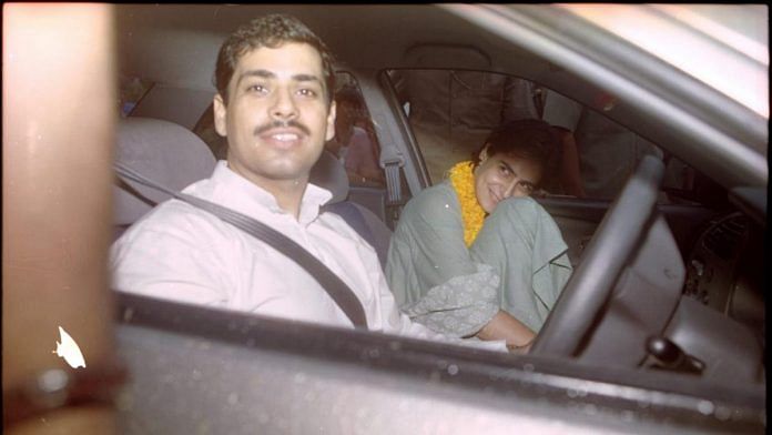File photo of Priyanka Gandhi with her husband Robert Vadra | Praveen Jain/ThePrint
