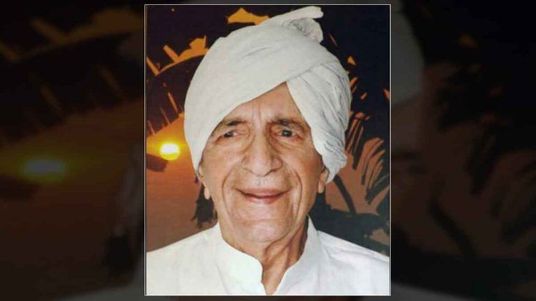 Chaudhary Ranbir Singh Hooda, who was minister in Punjab & Haryana and went to jail 5 times