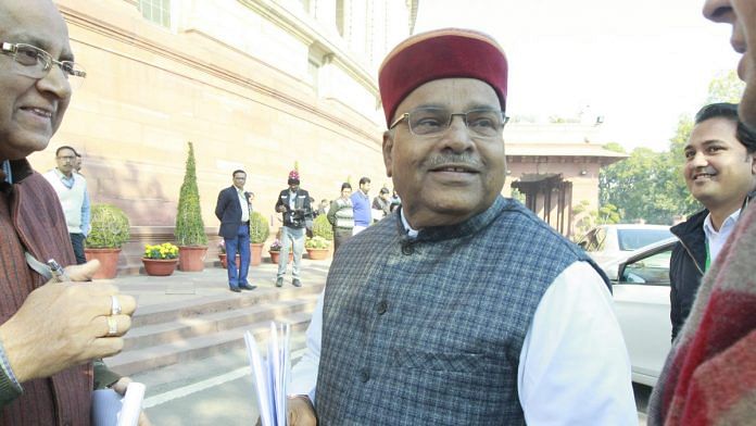 Social Justice Minister Thawarchand Gehlot | File Photo: Praveen Jain | The Print