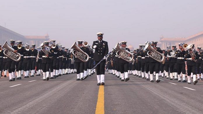 Navy band during the rehearsal | Suraj Bhist/ThePrint