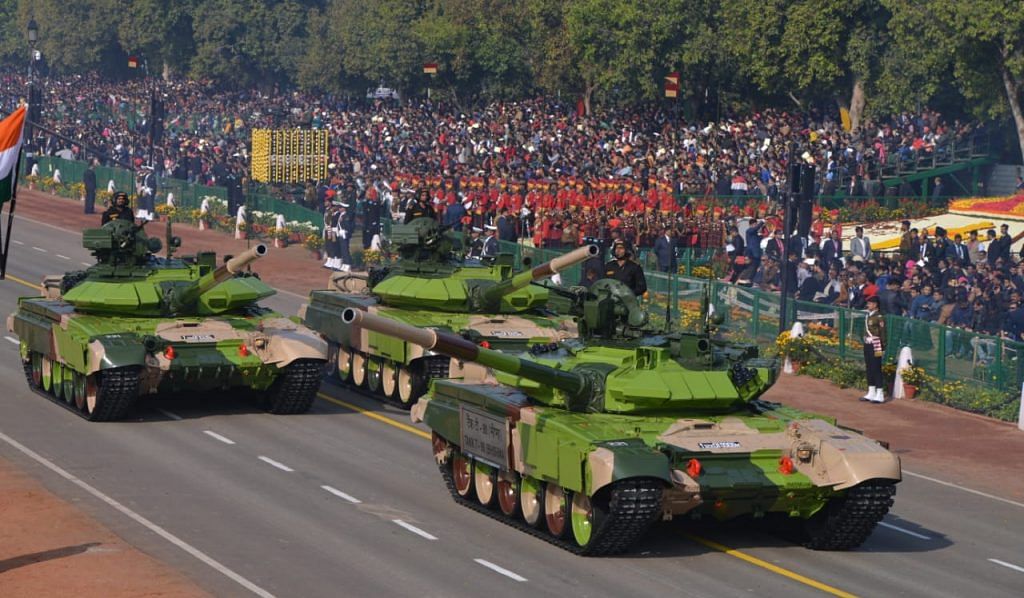 T-90 tanks at Republic Day parade | Photo: Praveen Jain | ThePrint