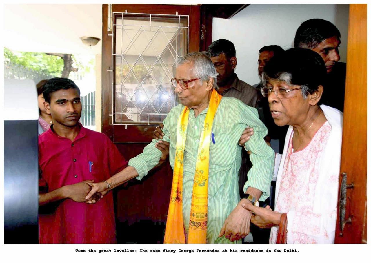 George Fernandes at his residence in 2015 | Praveen Jain/ThePrint