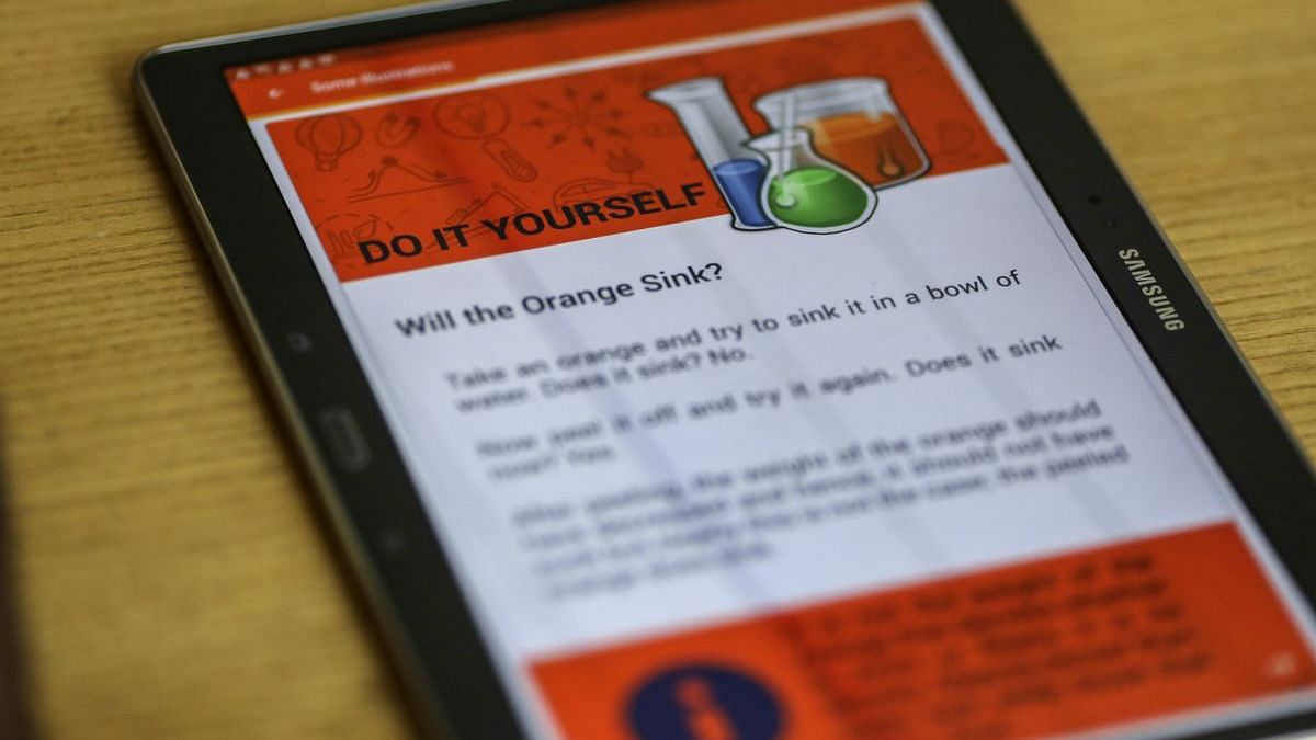 Latest News on Byju Operations And Interview With The Edu-tech Startup CEO Byju Raveendran The BYJU'S learning app is displayed on a tablet | Dhiraj Singh/Bloomberg