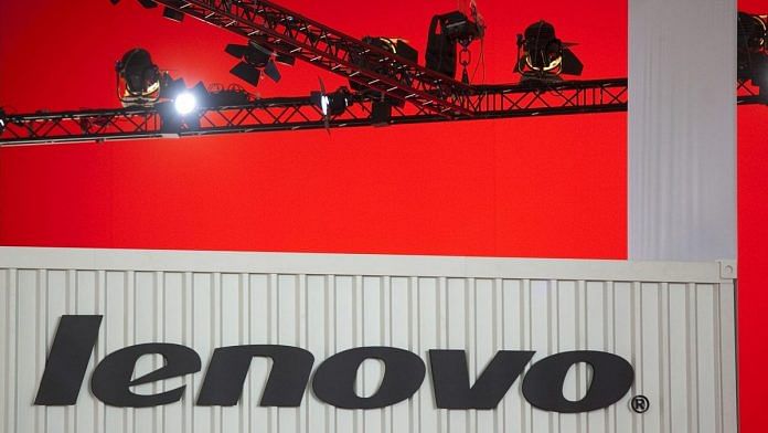 The Lenovo Group Ltd logo on display in Berlin, Germany | Krisztian Bocsi/Bloomberg