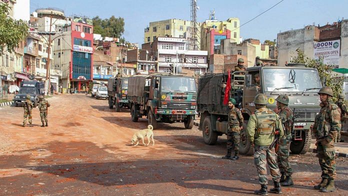 Army personnel in Jammu
