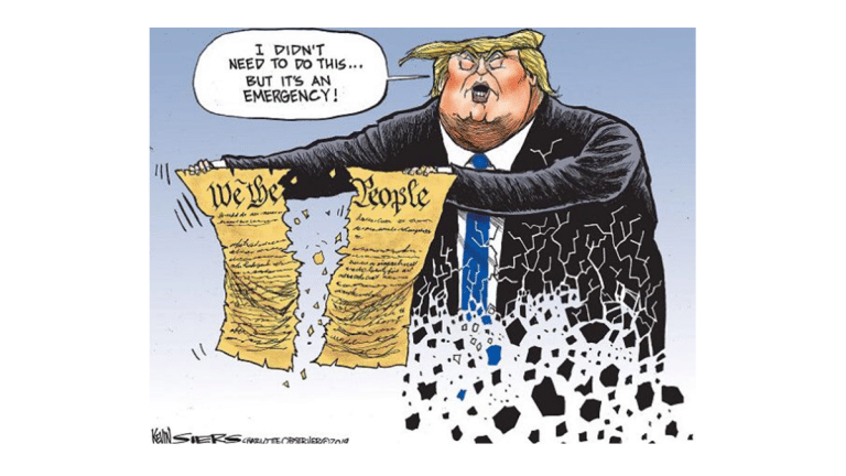 Trump rips up the American constitution, and Theresa May’s search for a Brexit Valentine