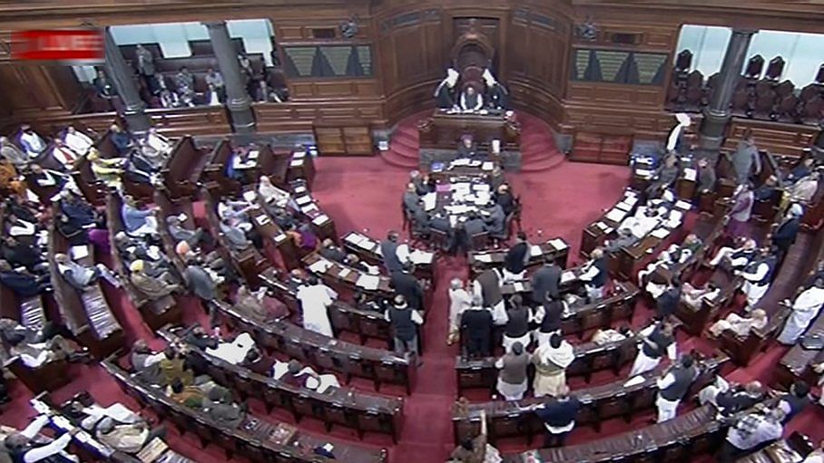 Rajya Sabha during the Budget Session of Parliament | PTI