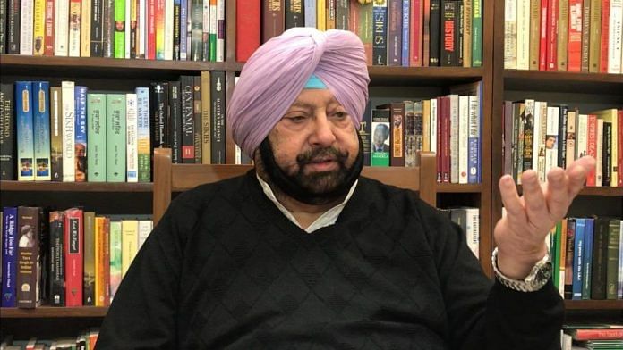 File image of Punjab CM Amarinder Singh | Photo: @capt_amarinder | Twitter