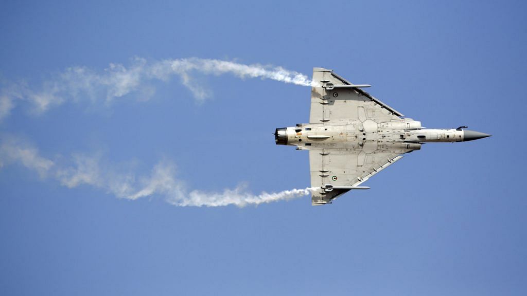 A Mirage 2000 jet fighter aircraft