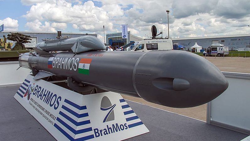 File image of a BrahMos missile