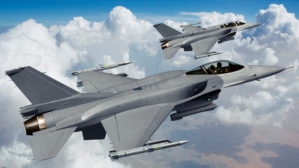 The F-16 manufactured by Lockheed Martin