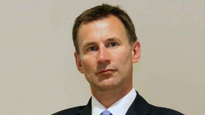 File photo of UK Foreign Secretary Jeremy Hunt | Commons