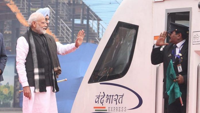 Modi inaugurates Train 18 in New Delhi | ThePrint