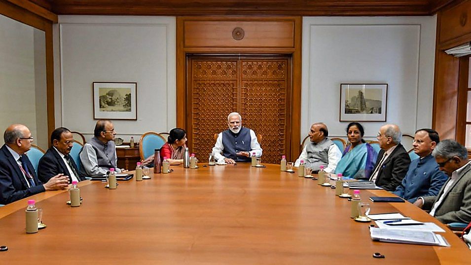 PM Narendra Modi chairs a meeting of the Cabinet Committee on Security at his residence in New Delhi | PTI