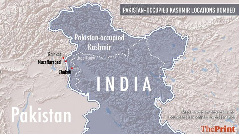 These are the 3 locations in Pakistan that were bombed by Indian Air Force