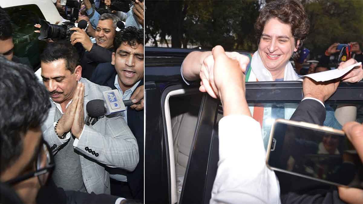 Priyanka Gandhi accompanies husband Robert Vadra to ED office, then ...