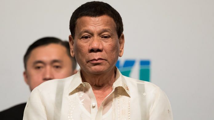 File image of Rodrigo Duterte, president of Philippines |SeongJoon Cho/Bloomberg