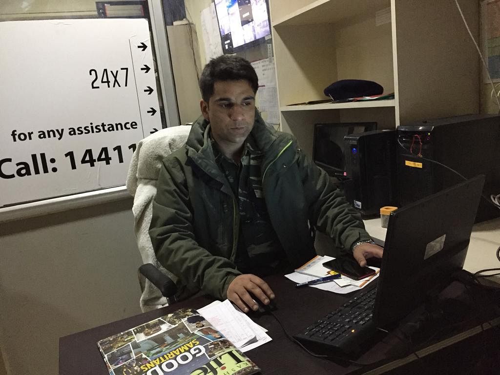 Gul Junaid Khan, the 28-year-old CRPF assistant commandant who heads the CRPF helpline centre | Moushumi Das Gupta/Twitter