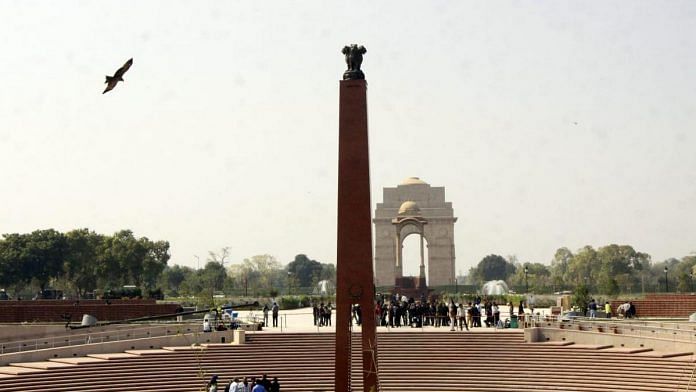 A 15.5-metre-long obelisk at the innermost circle of National War Memorial