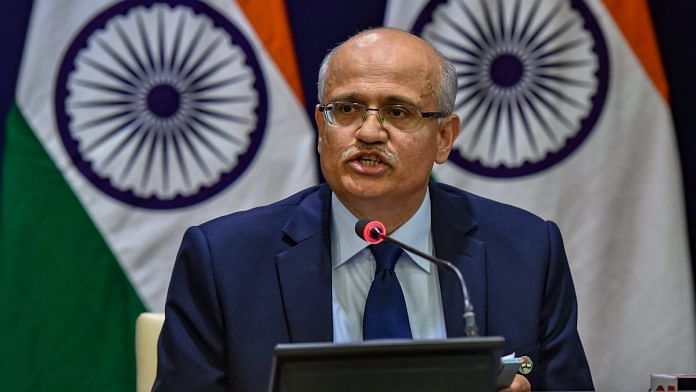 Foreign Secretary Vijay Gokhale briefs the media on India's major preemptive strike on Jaish-e-Mohammed's biggest camp