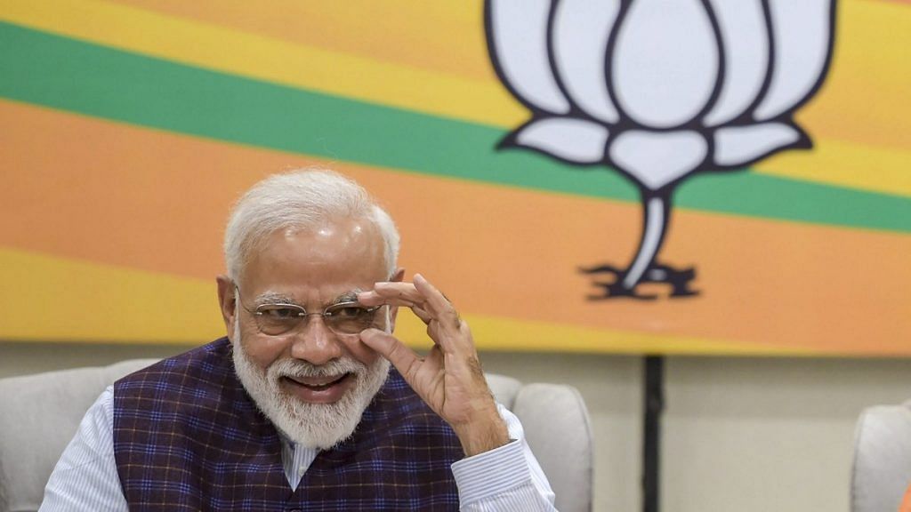 PM Narendra Modi during the BJP Central Election Committee |Vijay Verma/PTI