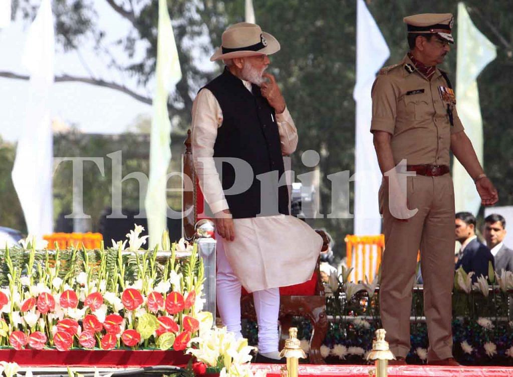 PM Modi at 50th raising day for CISF | Praveen Jain/ThePrint