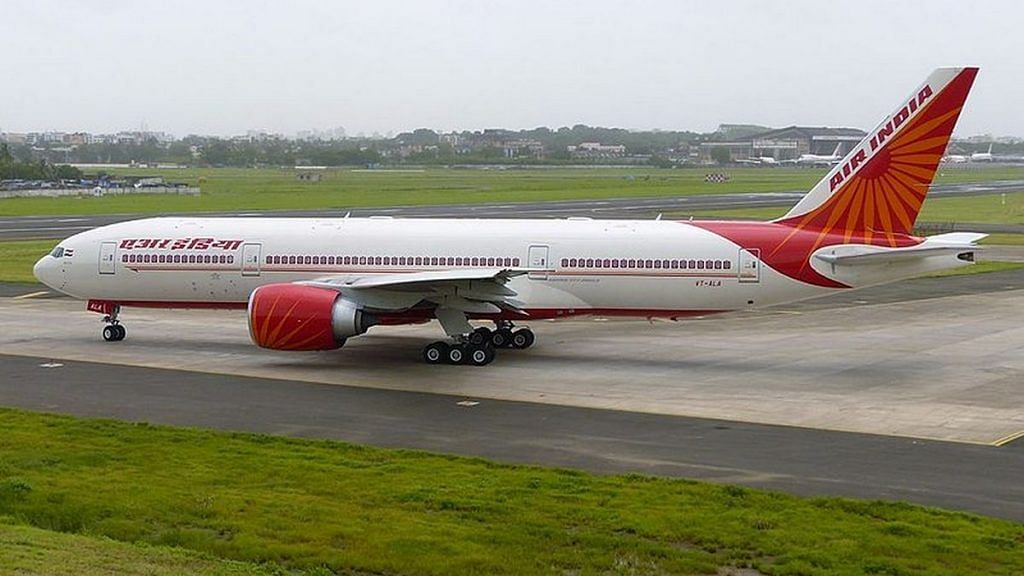 File image of an Air India Boeing 777-200LR (representational image) | Photo: Commons