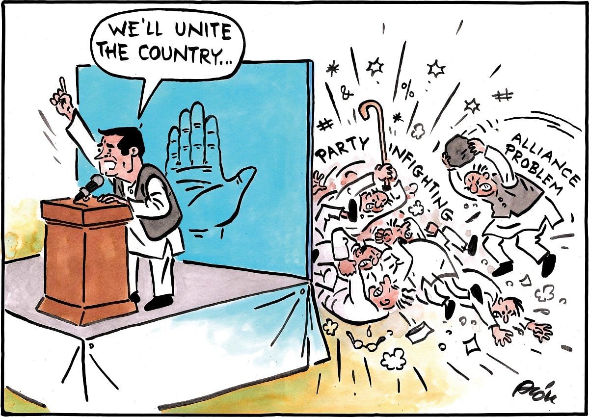 Rahul Gandhi's call for 'unity', and Modi wants to milk the Mirage