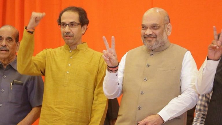 NDA displays alliance power as BJP chief Amit Shah files nomination for Gandhinagar seat