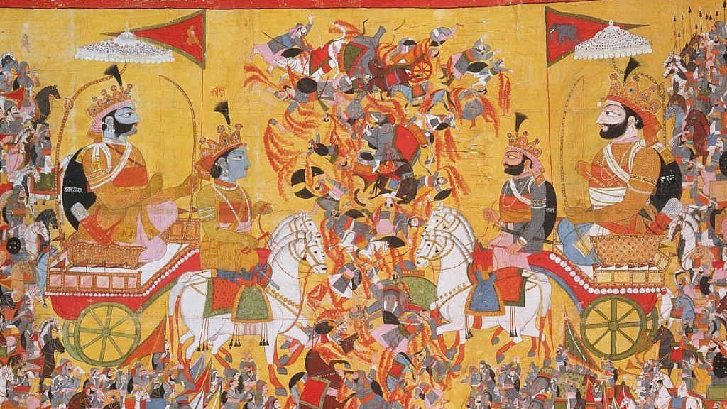 The battle of Kurukshetra in Mahabharata | Commons