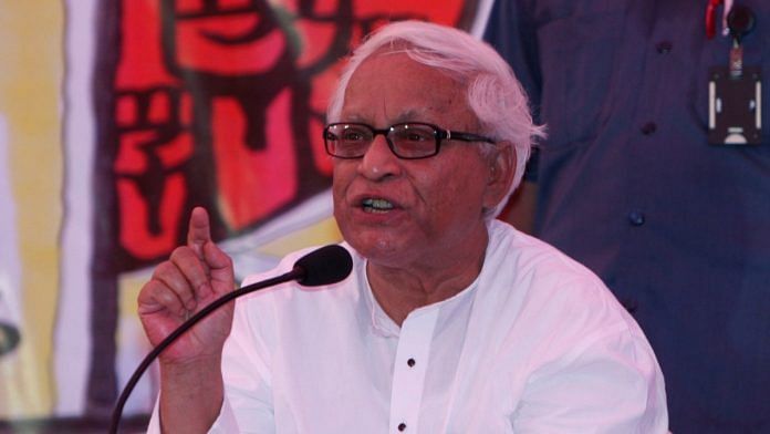 File photo of former West Bengal CM Buddhadeb Bhattachary | Ashok Nath Dey