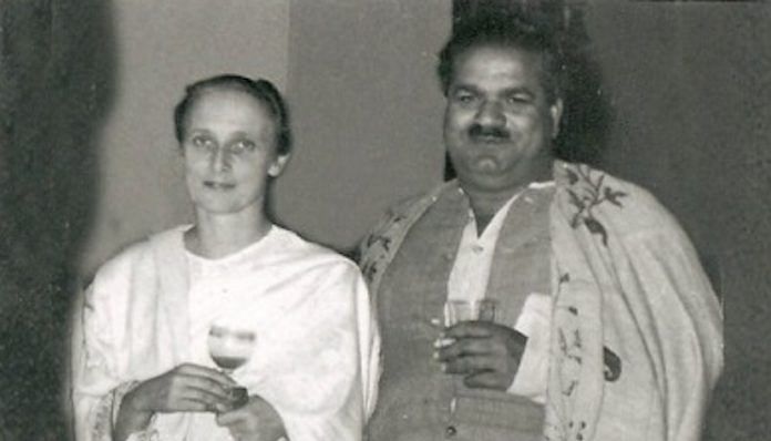 Freda Bedi, with her husband B.P.L. Bedi at Srinagar, 1948 | Commons
